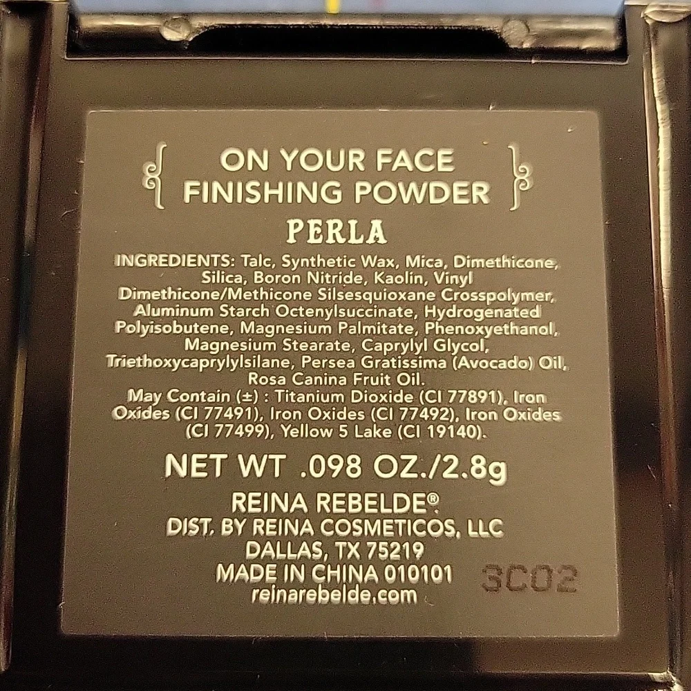 Reina Rebelde On Your Face Finishing Powder Perla 0.98 oz